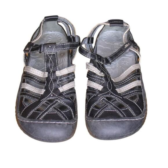 JBU Jambu Designs Shoes Vegan Active Strappy Black Gray 8.5M - Picture 2 of 5
